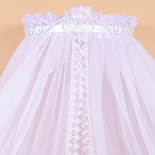 Mosquiteiro de Voil Berco Com Dossel Branco Rococo Lateral em Oferta na Shopee