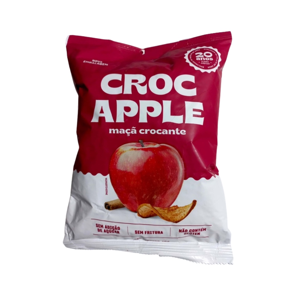 Maçã Crocante Croc Apple com Canela 40g