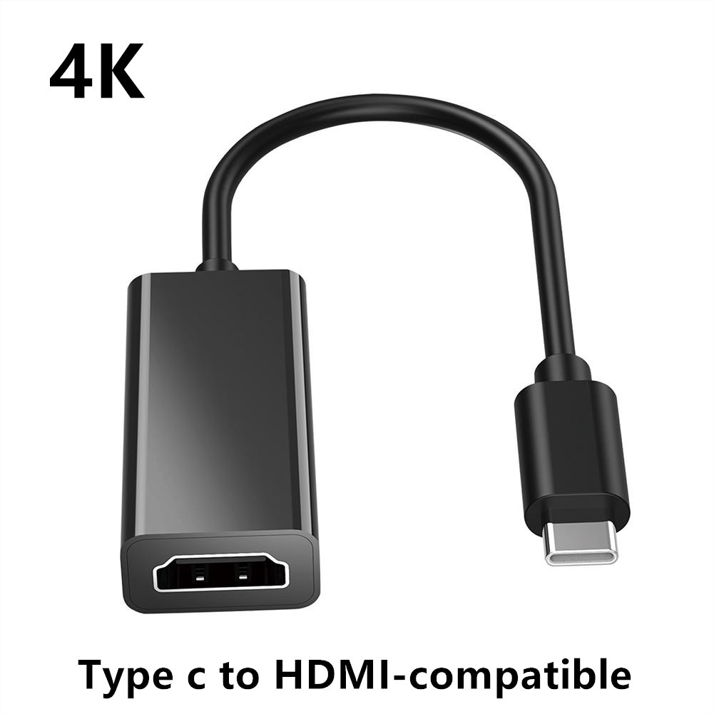 Cabo 4k Tipo C Para HDMI Compatível Com Ultra HD 4k USB 3.1 HDTV Conversor Adaptador De MacBook Chromebook Samsung S8 S9