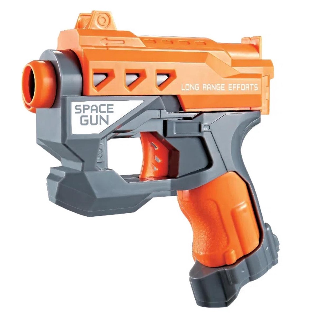 Brinquedo Lançador de Dardos Super Shot Space Gun Longo Alcance Polibrinq - GN01 em Oferta na Shopee