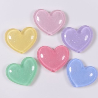 1PCS Jibbitz Desenho Animado Criativo " Glitter Love " Sapato De Fivela De Bricolage