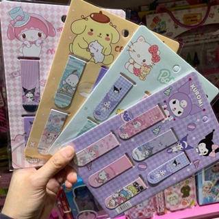 6Pcs/Set Sanrio Magnetic Bookmark Mymelody Kuromi Cinnamoroll Cute Cartoon Pattern Página Marcador De Páginas De Desenho Animado Fofo Escritório Escolar Material De Papelaria Presente De Aniversário em Oferta na Shopee