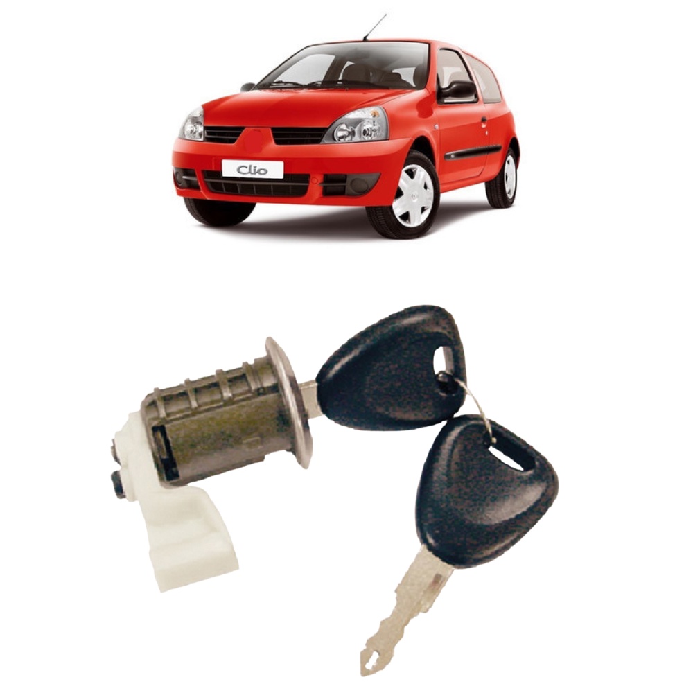 Cilindro Porta Esquerda Clio 2 De 1999 A 2012 - 2 E 4 Portas em Oferta na Shopee