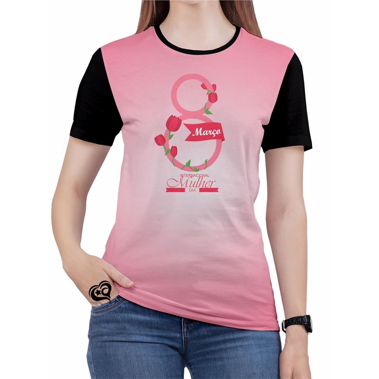 Camiseta Dia Internacional Da Mulher Maravilha Feminina