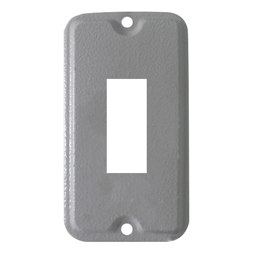 Tampa Para Condutor Reto Aluminio Para 1 Interruptor Wetzel