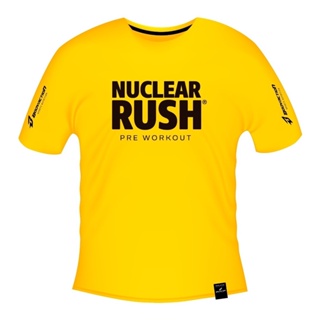 Camiseta Nuclear Rush 100% Algodão Masculina Bodyaction em Oferta na Shopee
