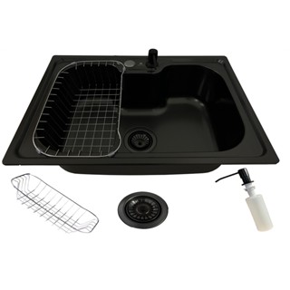 Cuba Gourmet Cozinha Aço Inox Com Acessórios 60x42cm Preta em Oferta na Shopee