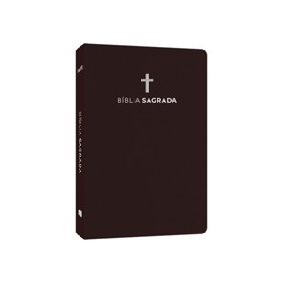 Bíblia Sagrada Cruz Vinho | ACF | Letra Maior | Capa Luxo