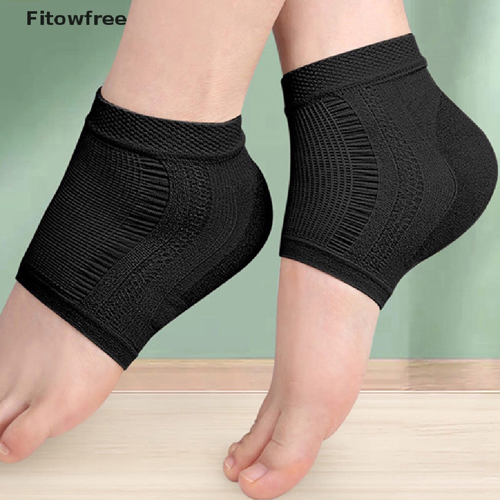 FITOW 1Pair Gel Protetor De Calcanhar De Silicone Almofadas Copos Plantar Support FE