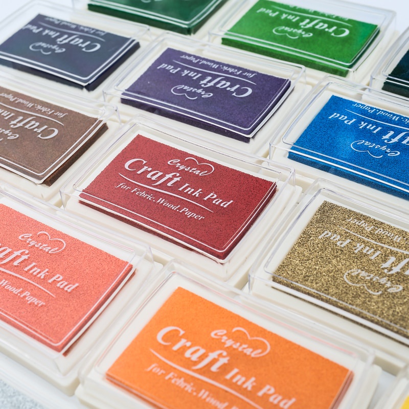 15 Cores Inkpad Grande Almofada De Tinta Planejador De Óleo De Raspador Selo De Silicone Diário De Bricolagem Papel De Carta Artesanato Material Escolar em Oferta na Shopee