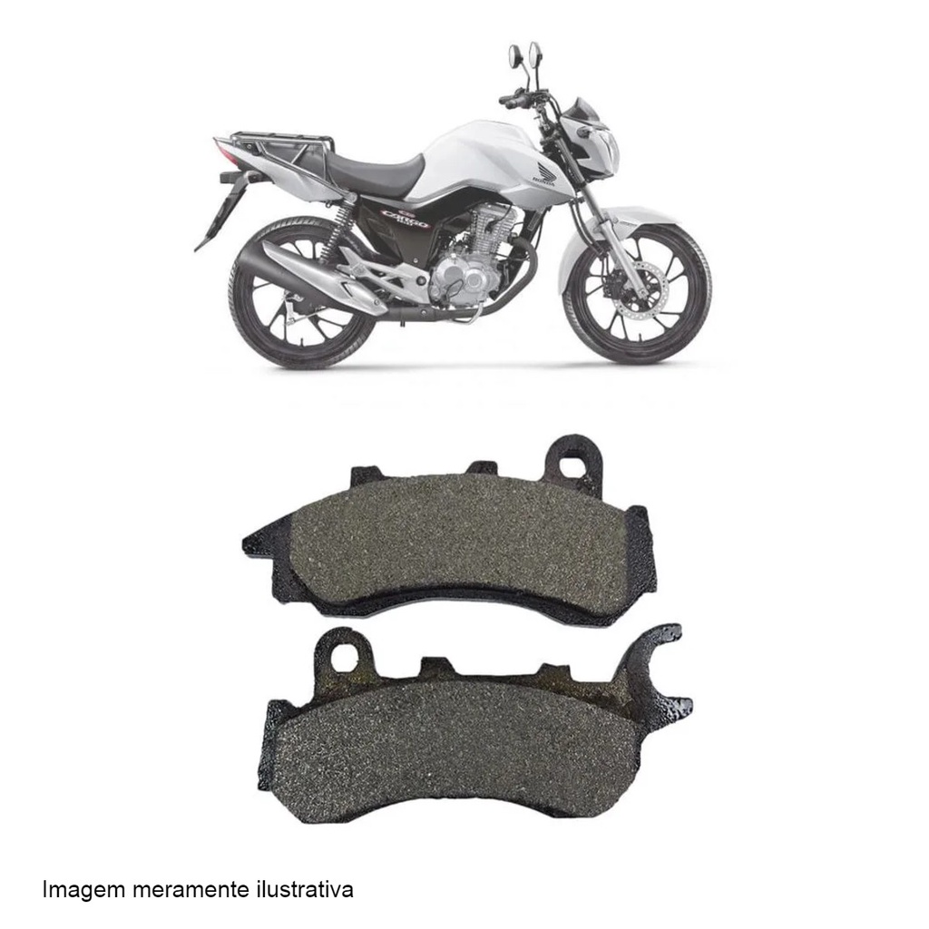 Pastilha de Freio Dianteira Honda CG Titan 160/ Cargo 160/ Fan 160 / 2018 em diante Cobreq - N1882 em Oferta na Shopee