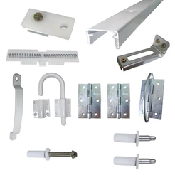Kit Ferragens p/ Porta Camarão Completo 60 cm Branco - Alfer