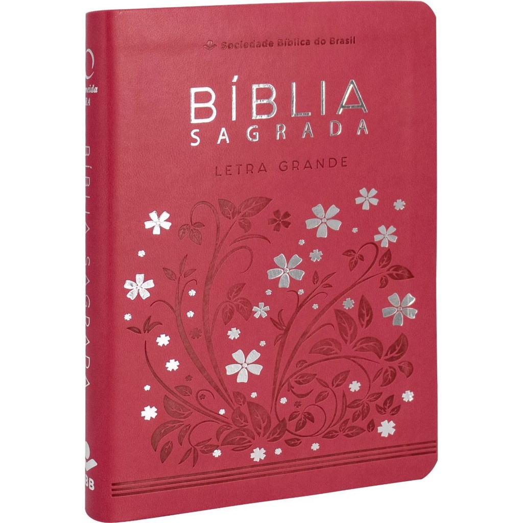 Bíblia Sagrada RA | Letra Grande | Pink Luxo em Oferta na Shopee