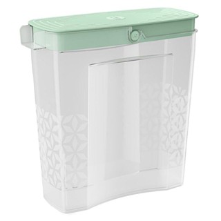 Pote de Plástico para Sabão em Pó Uz Utilidades 1,65L Verde Menta