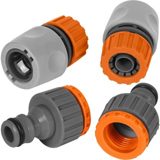 Kit 2 Adaptador Fêmea Torneira + 2 Engate Rápido Mangueira