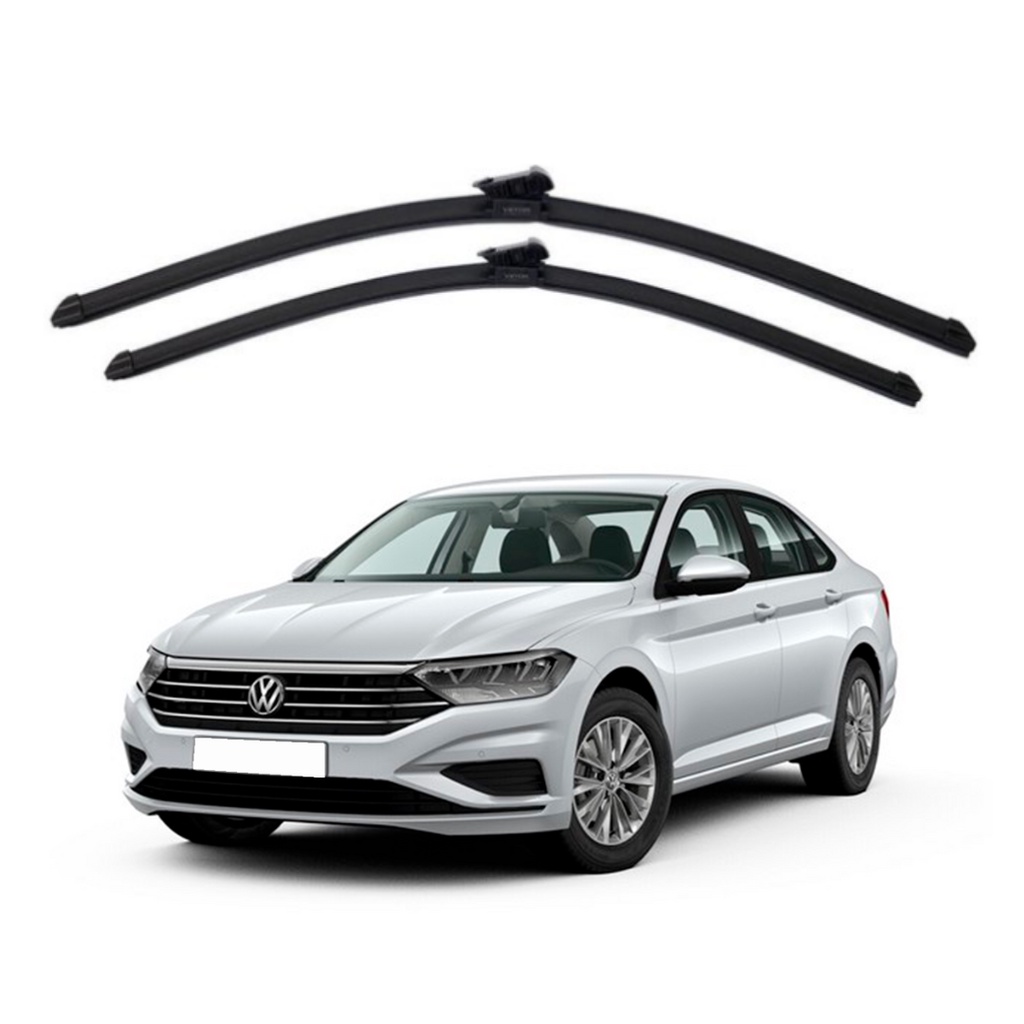 Par Palheta Limpador Parabrisa Vw Novo Jetta 2018 2019 2020 em Oferta na Shopee