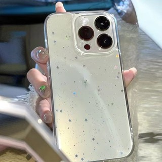Brilho Brilhante Estojo Transparente À Prova De Choque Para iPhone 14 Pro Max 11 12 13 MaxX XS XR TPU