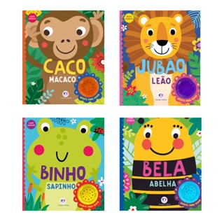 kit Livros Sonoro com um Botão Coleção Leia com Alegria