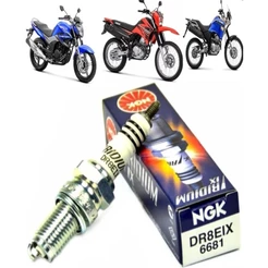 Vela Ignicao Iridium Yamaha Fazer Lander Tenere 2006 à 2022 Origina Ngk