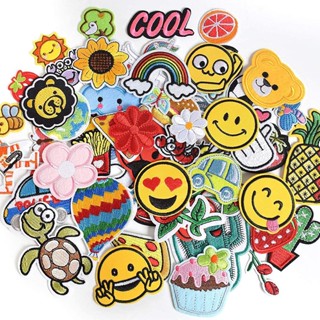 Bordado De 60pcs Cartoon Bonito Patch De Passagem A Quente