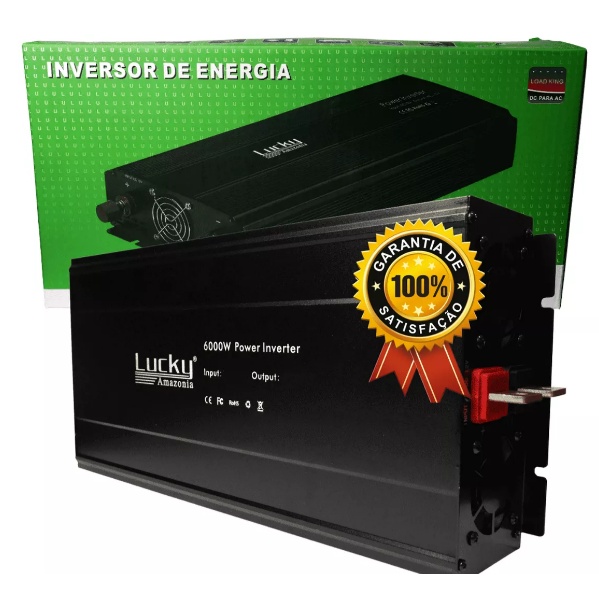 Inversor Para Motor Home 6000w 12v 220/v 12000w Pico 60hz