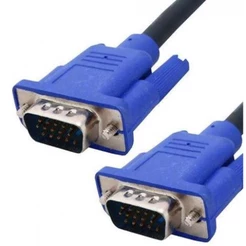 Cabo VGA X VGA Macho 1,5 Metros Blindado Conexão De Monitores Projetores Alta Qualidade Imagem Sinal