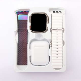 Smartwatch i12 fone de ouvido Bluetooth 2 em 1 X8 Ultra Plus competição de esportes sedentários relógio feminino
