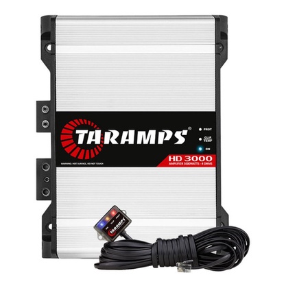 Modulo Amplificador Barra Som Automotivo Taramps HD 3000.1 Canal 3000 Wrms 4 Ohms