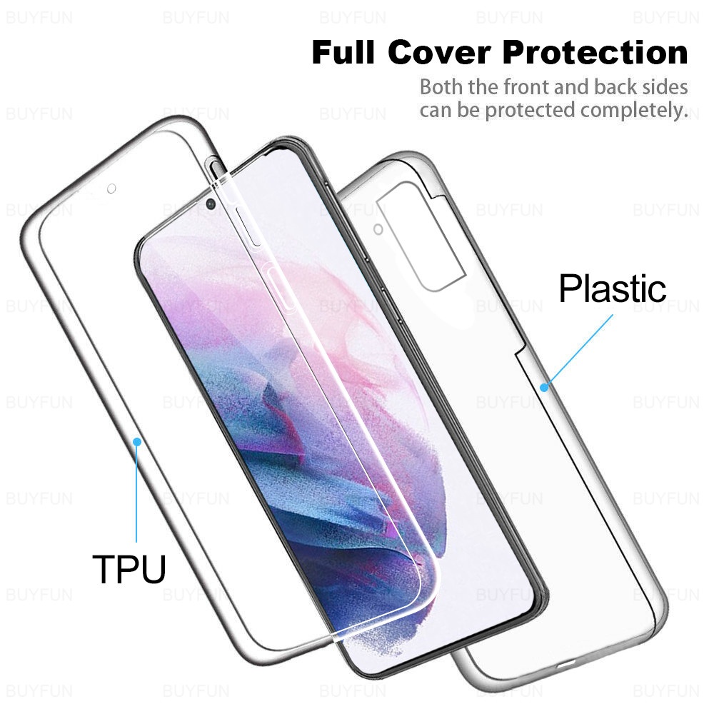 360 ° Capa Protetora À Prova De Choque Para Samsung Galaxy S7 EDGE S8 S9 S10 S20 S21 S22 S23 Plus Nota 20 Ultra 9 8 10 S10E S20FE S21 FE