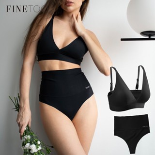FINETOO Mulher Soutien V Sem Costas Bralete Fechamento Sutiã Feminino Topo Do Tanque Lingerie Sexy Costura Intimates