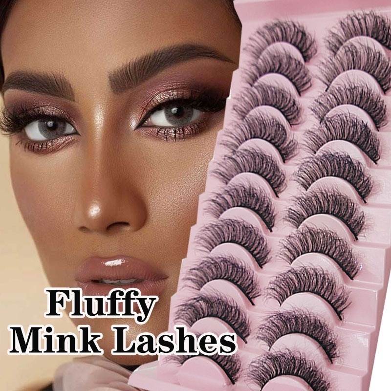 kit extensão de cílios  cílios postiço cílios volume russo cílios mink natural cílios mink lash