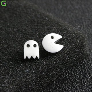 Brincos Geométricos De Aço Inoxidável Para Mulheres Homens Hip hop Fantasma Minimalista Brinco Fashion Jewelry Party Gift