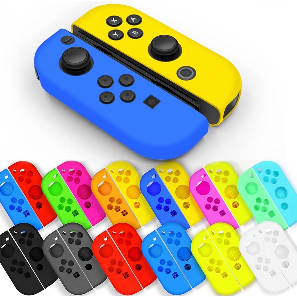 Capa De Silicone Macia Anti-Derrapante Para Nintendo Switch Joycon