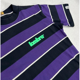 Camiseta Listrada Básica Versátil Street Skatewear Camisa Confortável Lombra