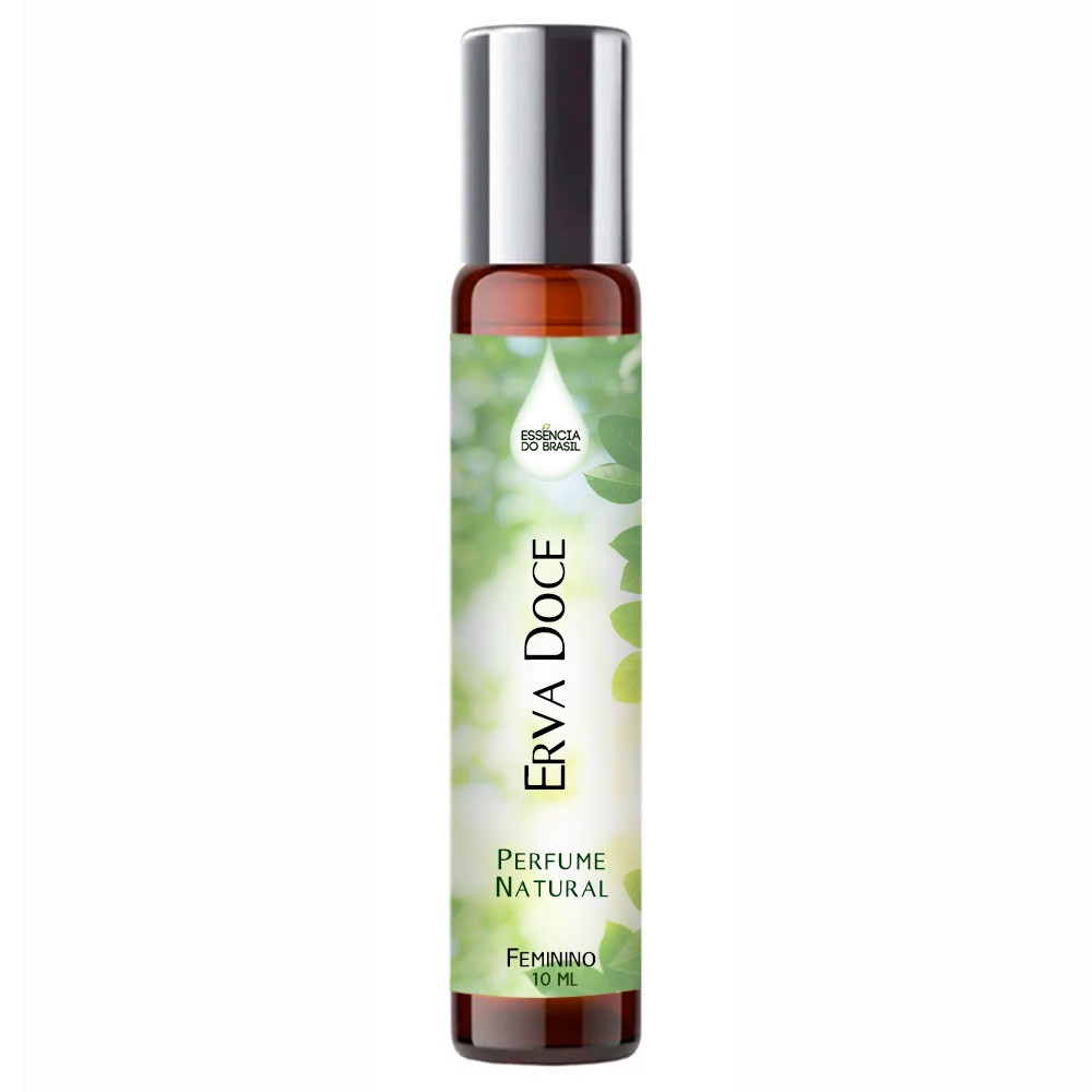 Perfume Feminino Erva Doce Natural 10ml Roll On