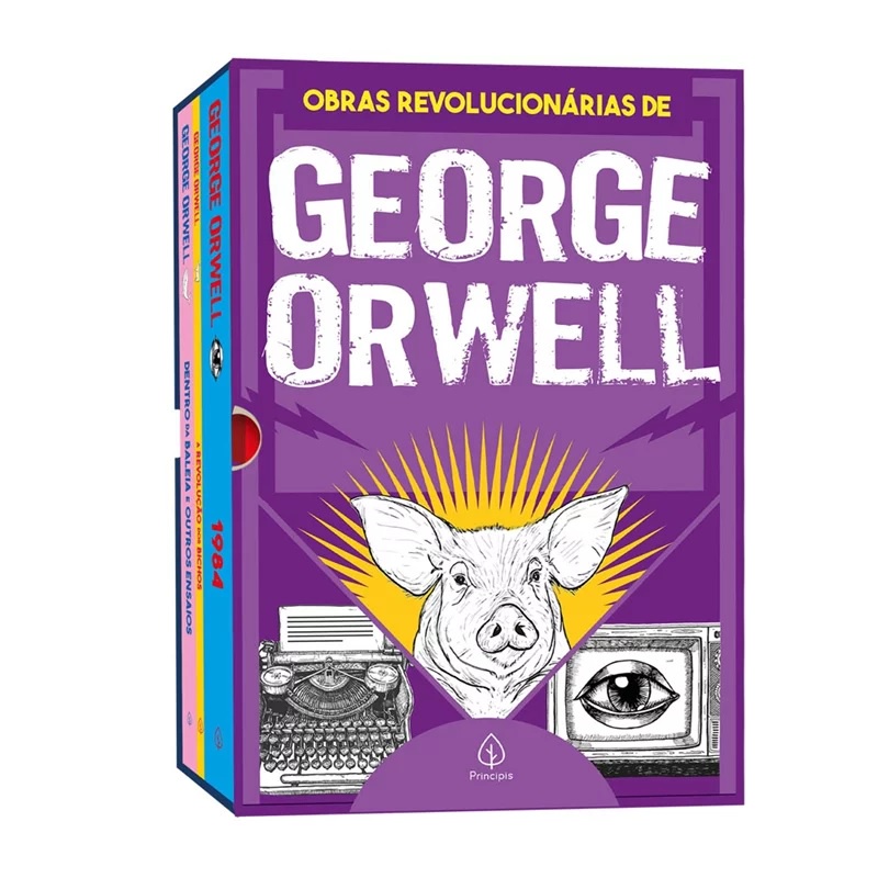 Box Com 3 Livros - As Obras Revolucionárias De George Orwell em Oferta na Shopee