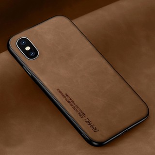 Padrão Simples Capa De Couro Macio Compatível Com Apple Iphone X XS MAX XR TPU Caixa De Silicone Para