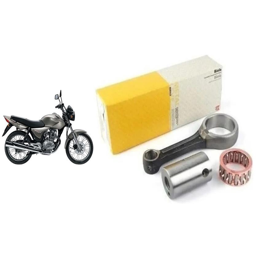 Kit Biela Motor Honda Cg Titan Fan Sport Start Cargo Job Mix Bros 150 2004 2005 2006 2007 2008 2009 2010 2011 2012 2013 2014 2015 Original Metal Leve
