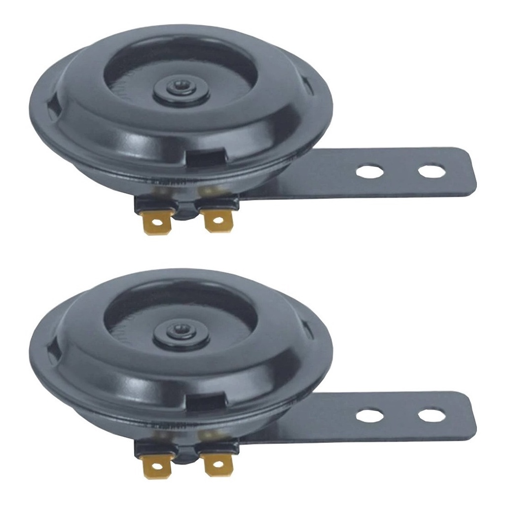 Kit 2 Buzinas Paquerinha Vetor Auto Universal Para Moto 12v - VT125 em Oferta na Shopee