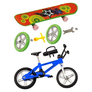 Kit Radical Bicicleta Bmx Bike Miniatura Com Skate De Dedo - Art Brink em Oferta na Shopee
