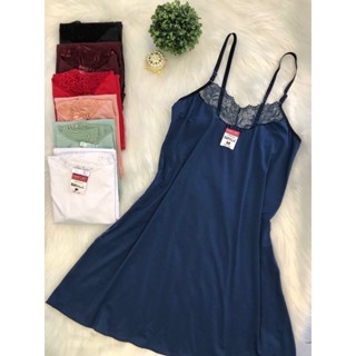Camisola Feminina Lisa com Renda Sem Bojo Linha Noite Pijama