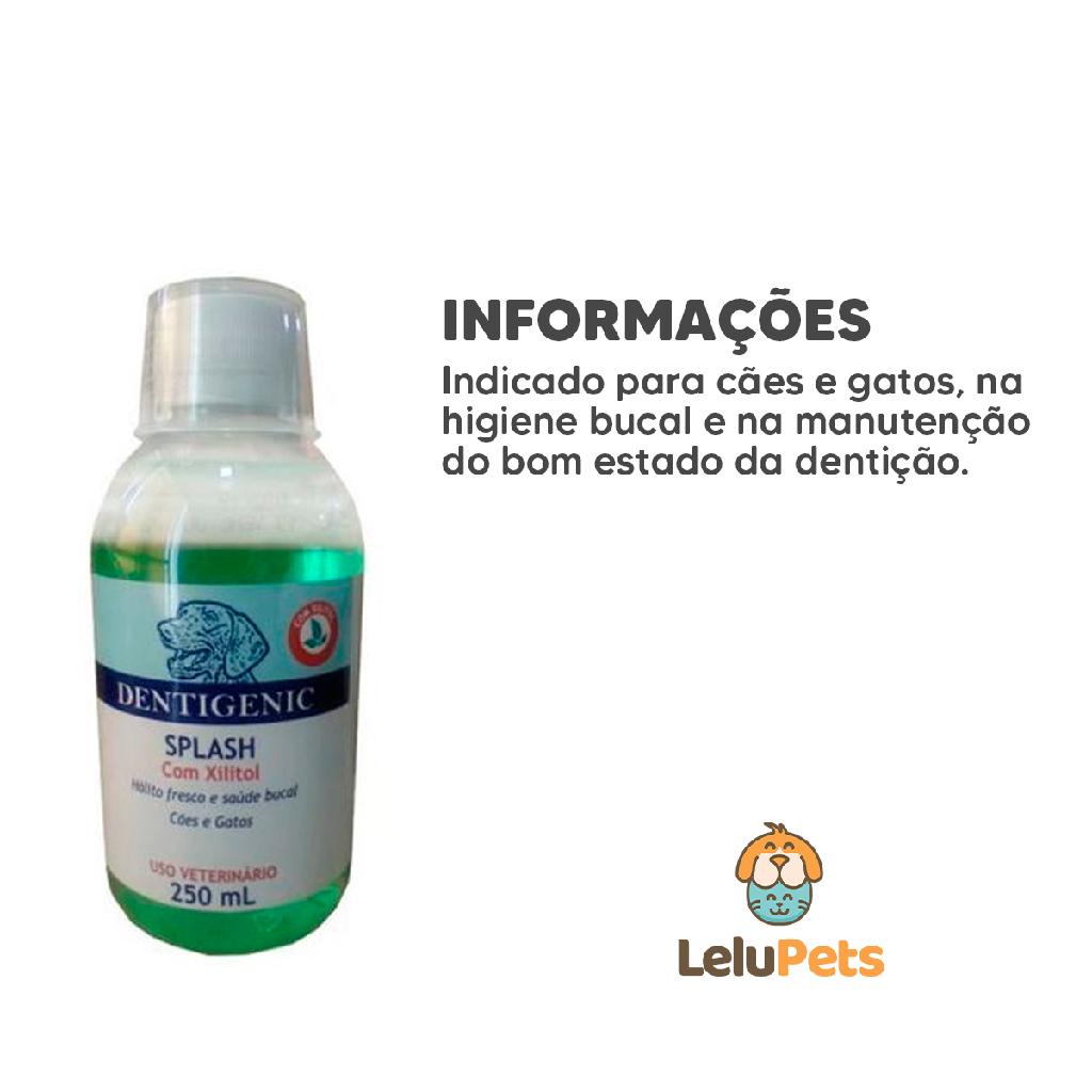 Dentigenic Splash Xilitol Cães Gatos 500 ml 250ml+250ml