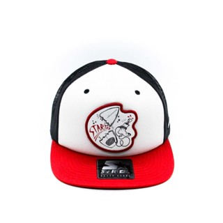 Boné Starter Aba Reta Snapback Trucker Shark Attack Preto