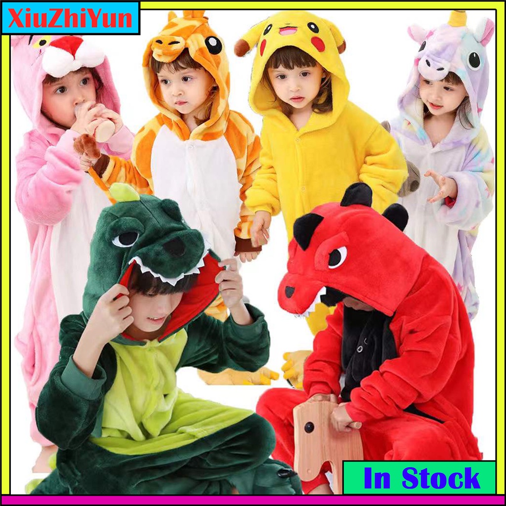 Pijama Infantil Meninos Bonitos Dinossauro Unicórnio Pikachu Animais De Desenho Animado Roupas Para Dormir Crianças Em Casa