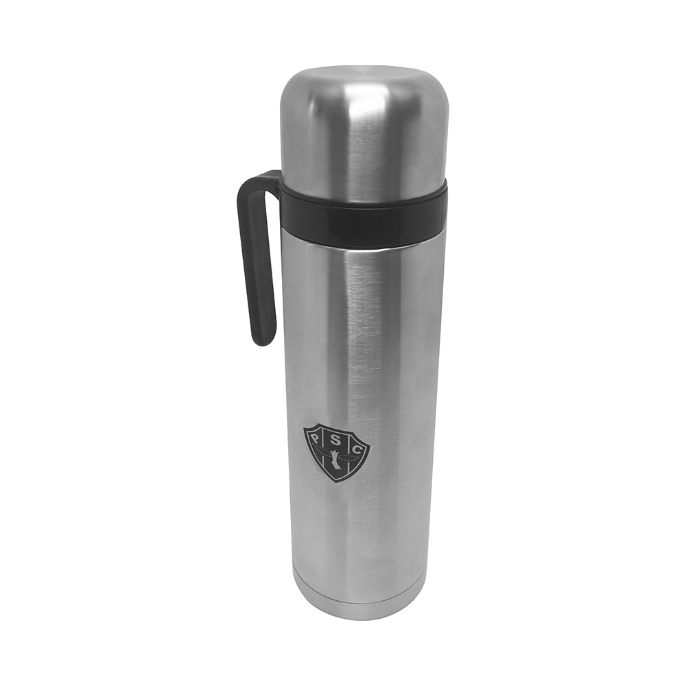 Garrafa Térmica Café de Inox 1L com Tampa Copo do Paysandu Oficial