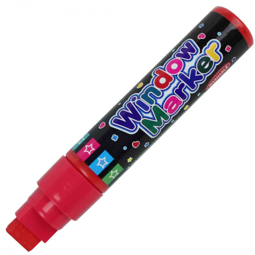 Caneta Window Marker CKS Wp-528 (p/ Vidro) Vermelho.