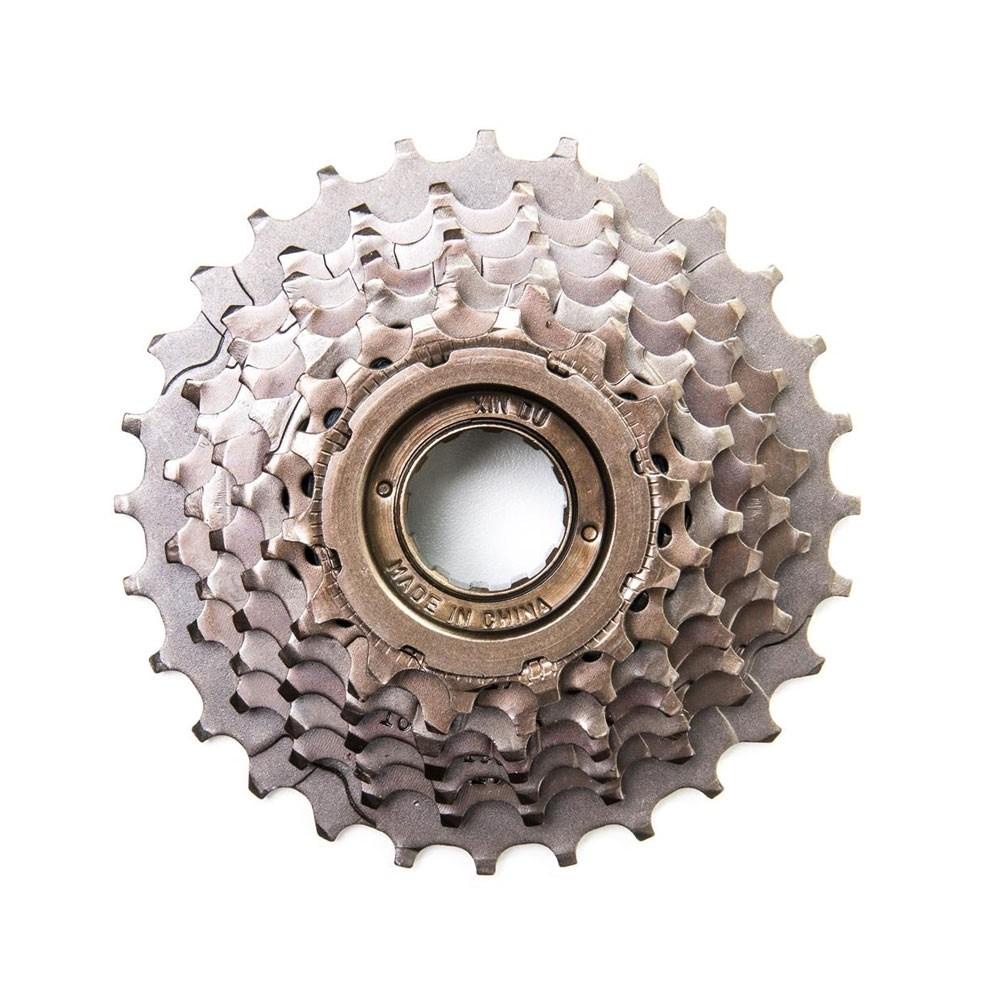 Catraca Roda Livre Xindu 7V 14/28D Indexada Marrom em Oferta na Shopee