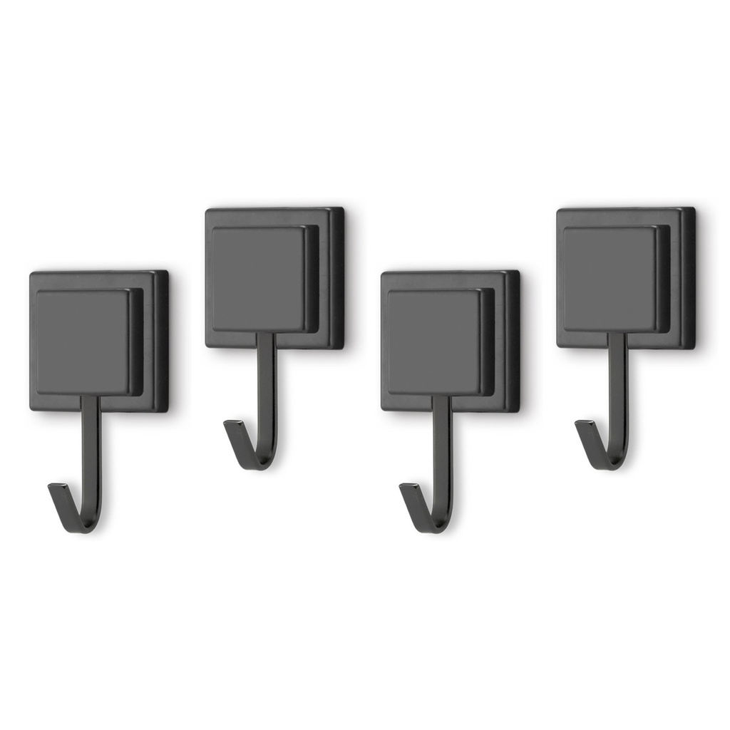 Kit 4 Suporte Porta Toalha De Banho Gancho Dupla Face 3m - Home & Living