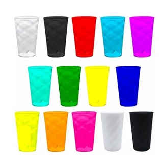 Copo Twister Acrílico 600 ml - Un em Oferta na Shopee