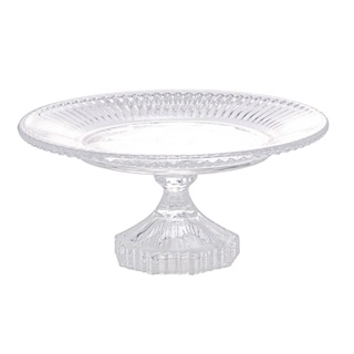 Boleira De Cristal Travessa Para Bolo Transparente Renaissance - Lyor em Oferta na Shopee